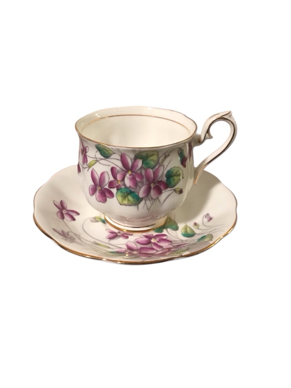 Royal Albert Flower of the Month Teacup and Saucer